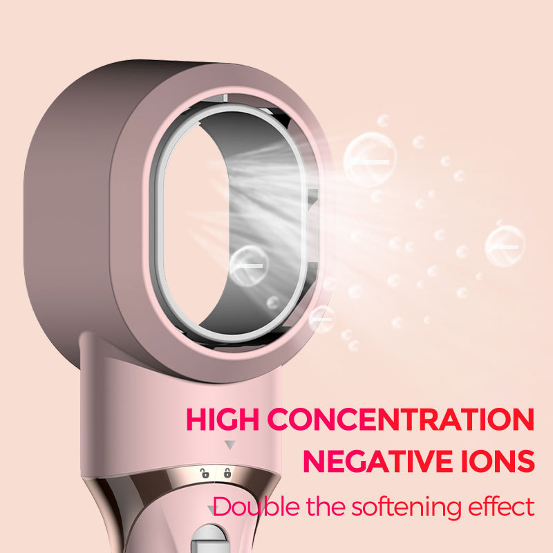 New Light Pink 1200W One Step Blow Dryer Comb Styler Electric Hair Dryer with Volumizer Brush