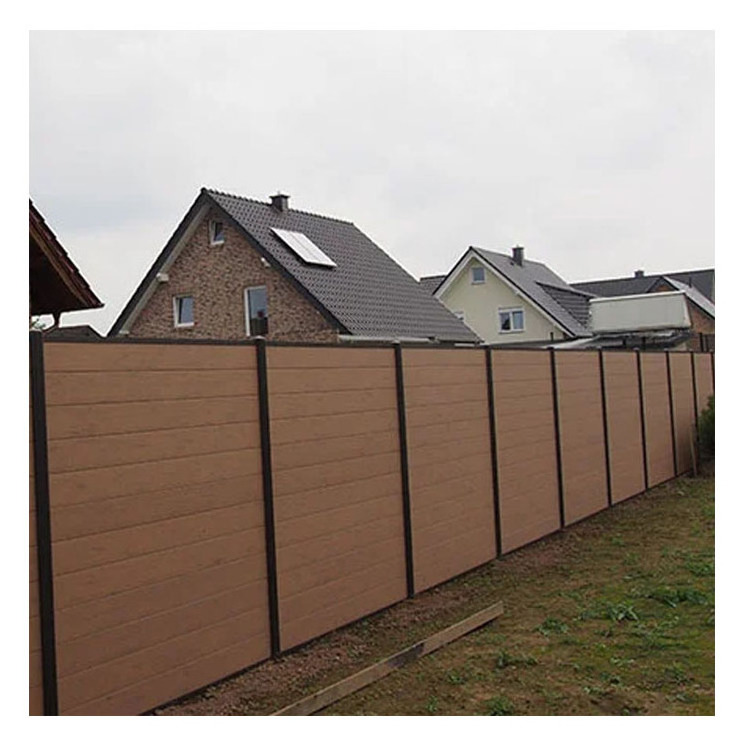 Wholesale Safety privacy yard garden wood plastic composite wpc fence board panel