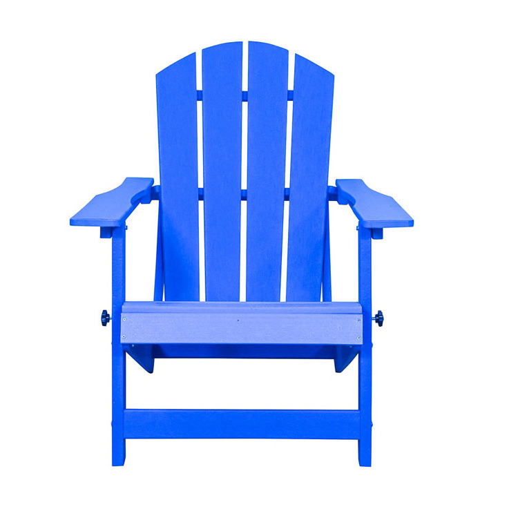 Modern Design Plastic Outdoor Furniture HDPE Material Colorful Adirondack chair