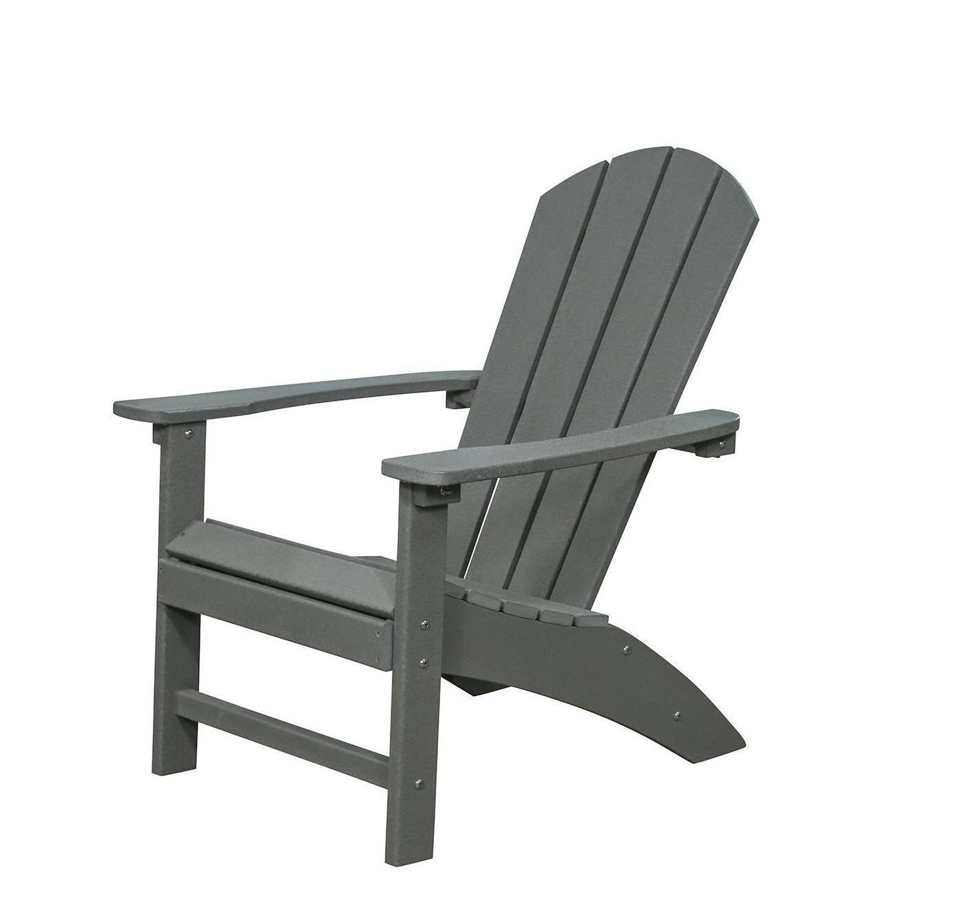 2024 new design all weather resistant HDPE patio adirondack chair