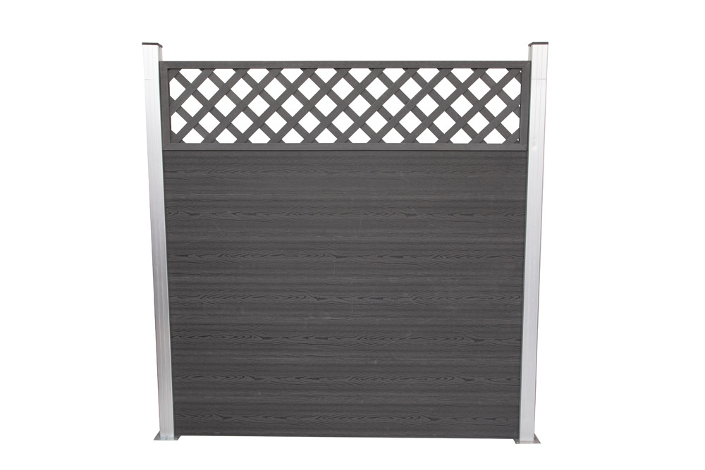 Outdoor Garden DIY size New Design weather resistance Louver fence screen WPC fence shutters