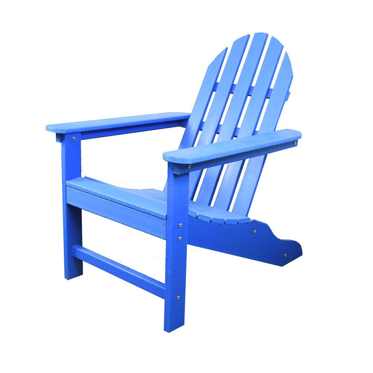 Wholesale modern outdoor waterproof patio leisure furniture plastic wood hdpe adirondack beach chair