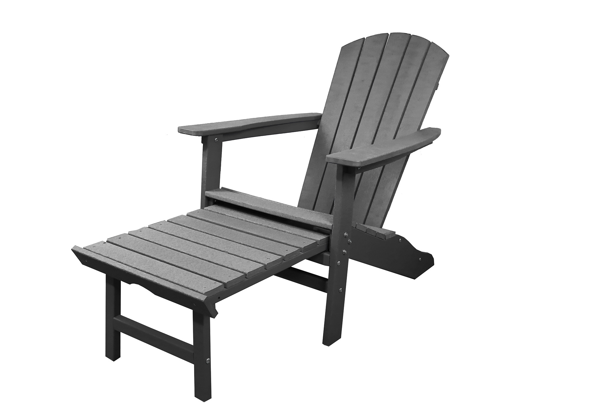 2024 new design all weather resistant HDPE patio adirondack chair