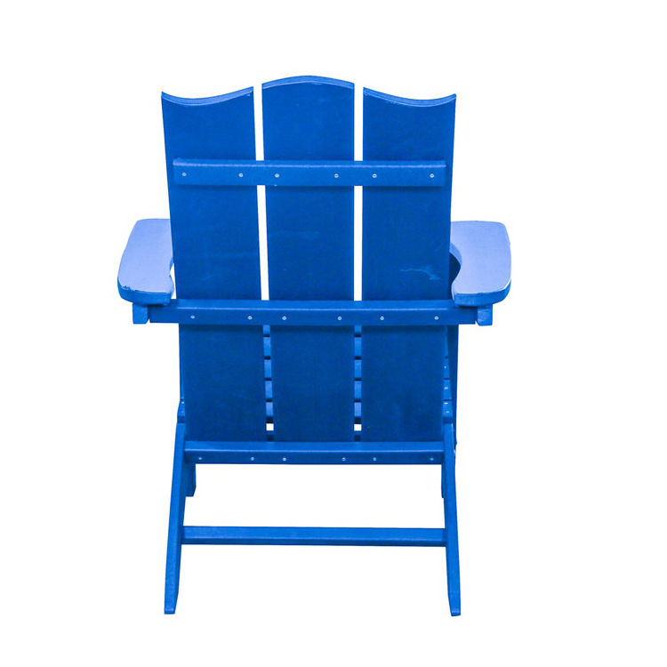 Customized Wholesale Garden Chair Waterproof and Portable Folding Chair Outdoor Furniture Foldable Adirondack Chair HDPE