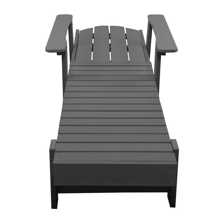 Wholesale Hot Sale Outdoor hotel furniture chaise lounge HDPE waterproof garden Patio Sunbed Swimming Pool beach Sun lounger