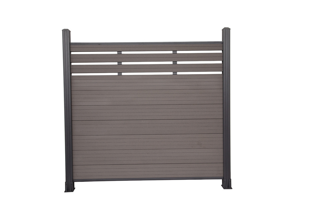 Outdoor Garden DIY size New Design weather resistance Louver fence screen WPC fence shutters