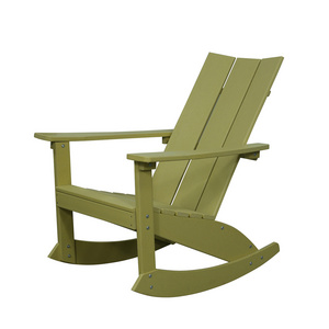 Modern New Style Outdoor Wedding Event Party Garden adirondack plastic wood rocking adirondack chair