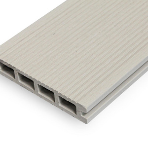 white 3m hollow Wood plastic composite outdoor floor wpc wood plastic deck