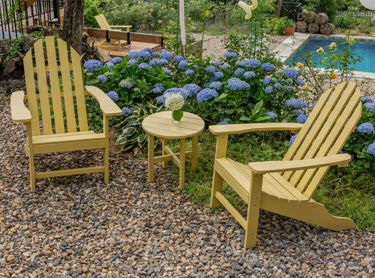 Customized Adirondack Chair with Weather Resistant Patio Plastic Adirondack Chair