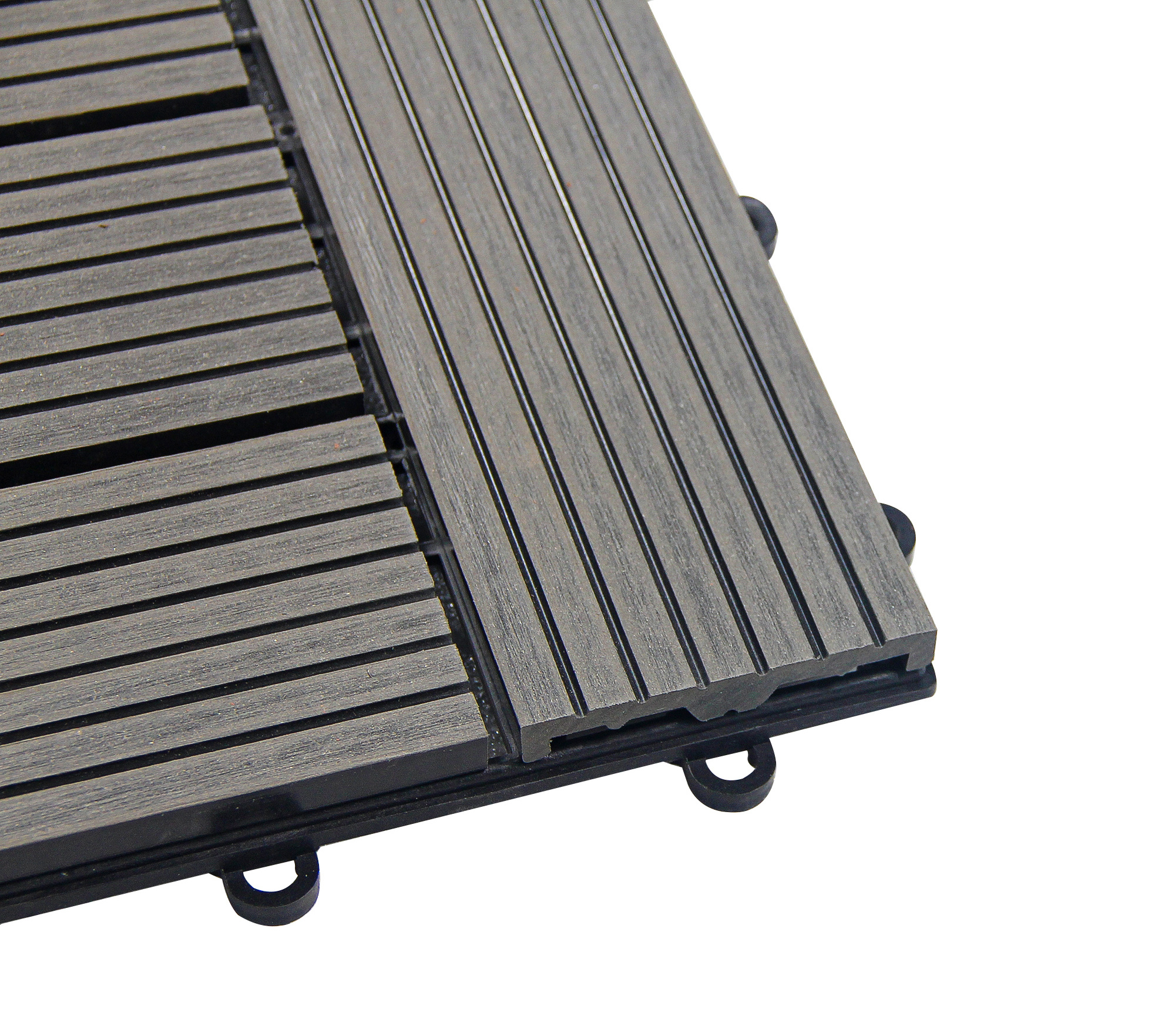 Wood Plastic Composite  Outdoor Ecofriendly WPC Diy Deck Tile