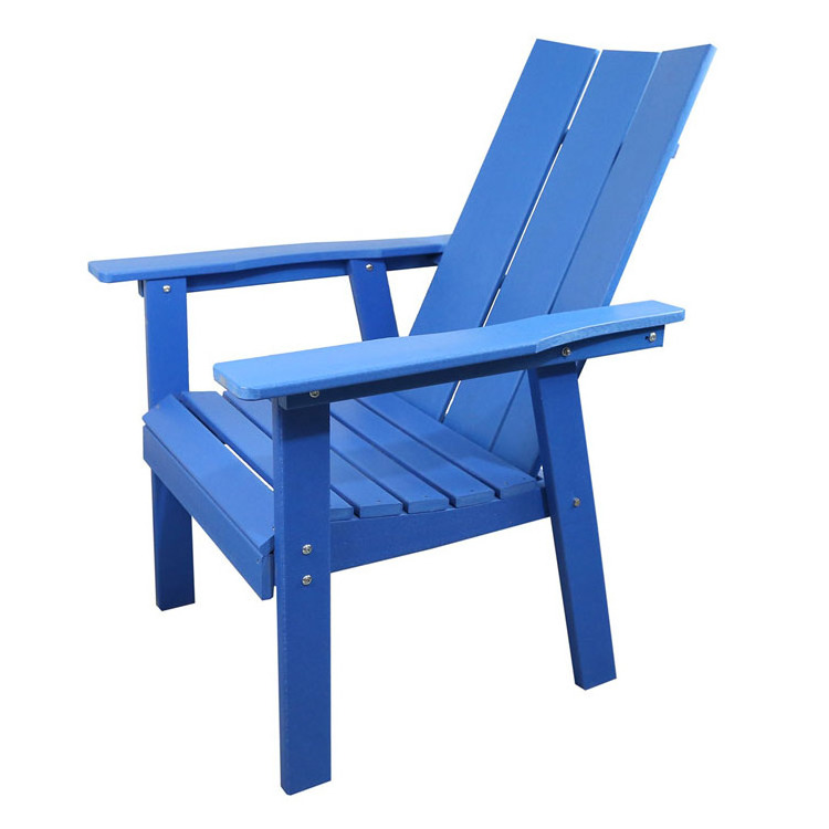 Wholesale HDPE dining chair hdpe plastic Adirondack Chair Waterproof Hotel Villa Garden Patio Chair Set