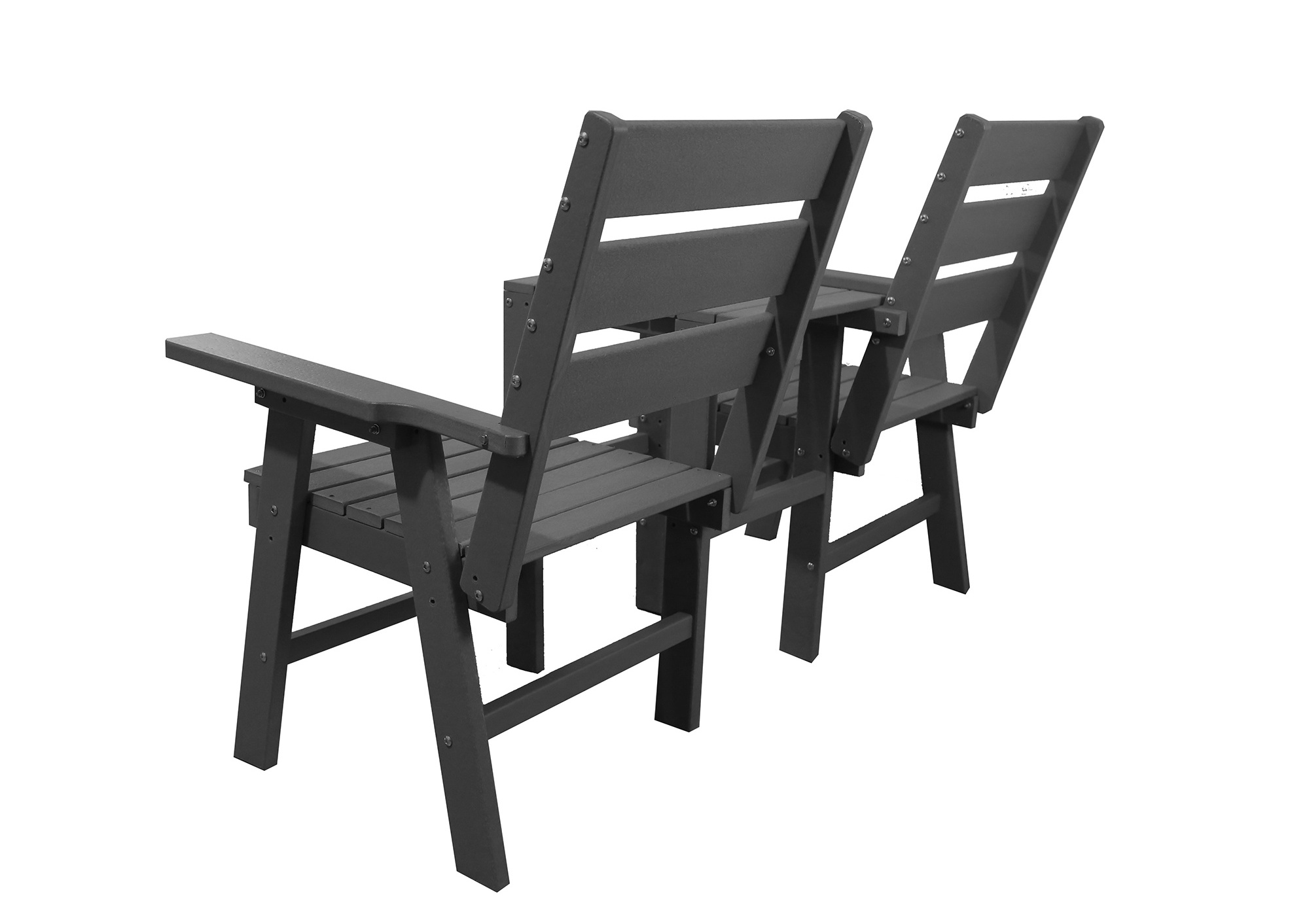 The New Listing Adirondack Outdoor Set  Made Out Of Pallets Patio Furniture garden Outdoor bench with side table