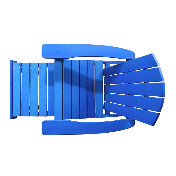 Wholesale Hdpe Furniture HDPE Chaise Lounge Chair All-weather outdoor sun lounger plastic patio adirondack chair