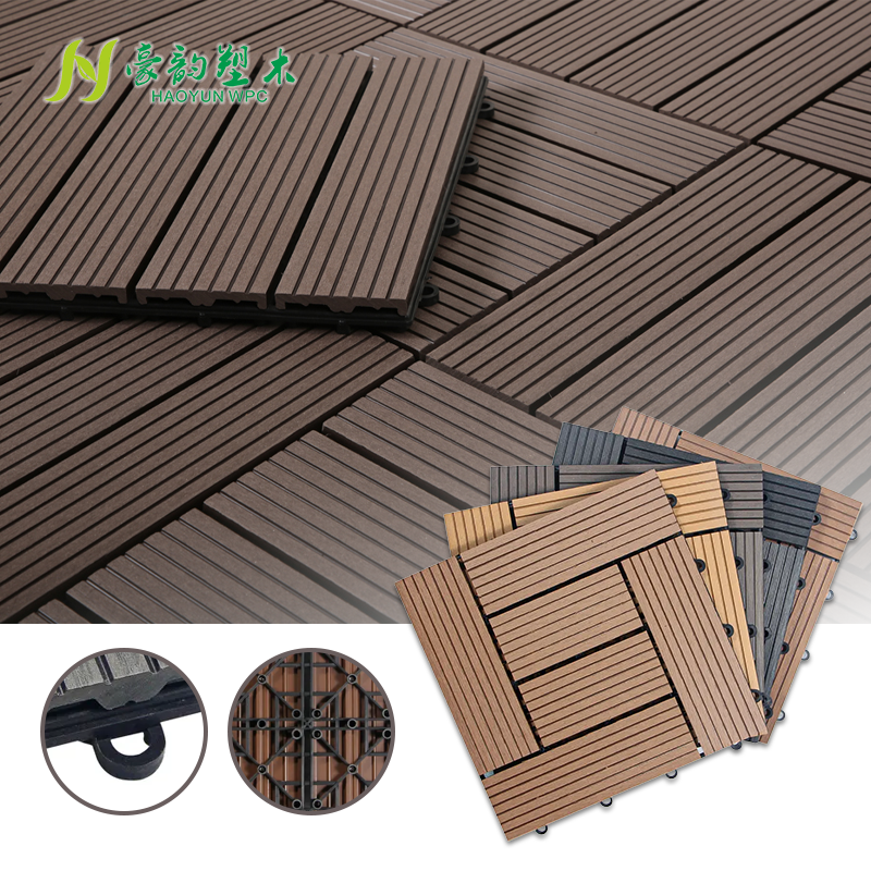 Wpc Interlocking Floor Tiles 12