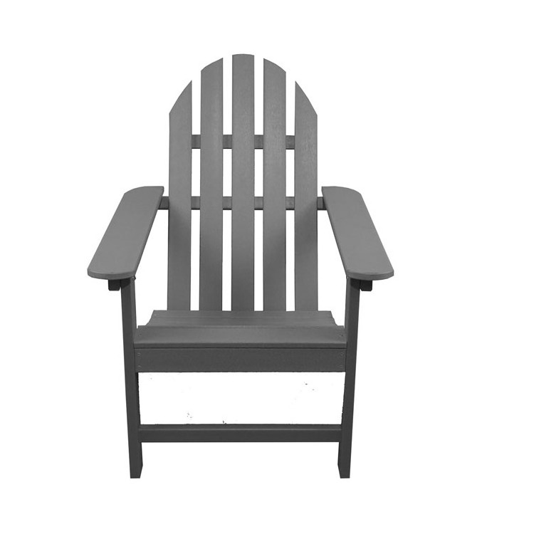 Customized Hot Selling Patio Lounger Armchair Wooden Adirondack Chair Half-assembled  Garden Chair