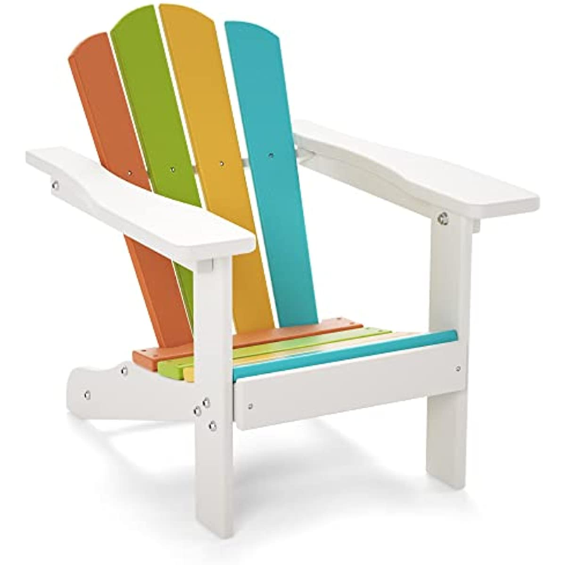 Resin Muskoka Modern Wood Poly Plastic HDPE kid's adirondack chair