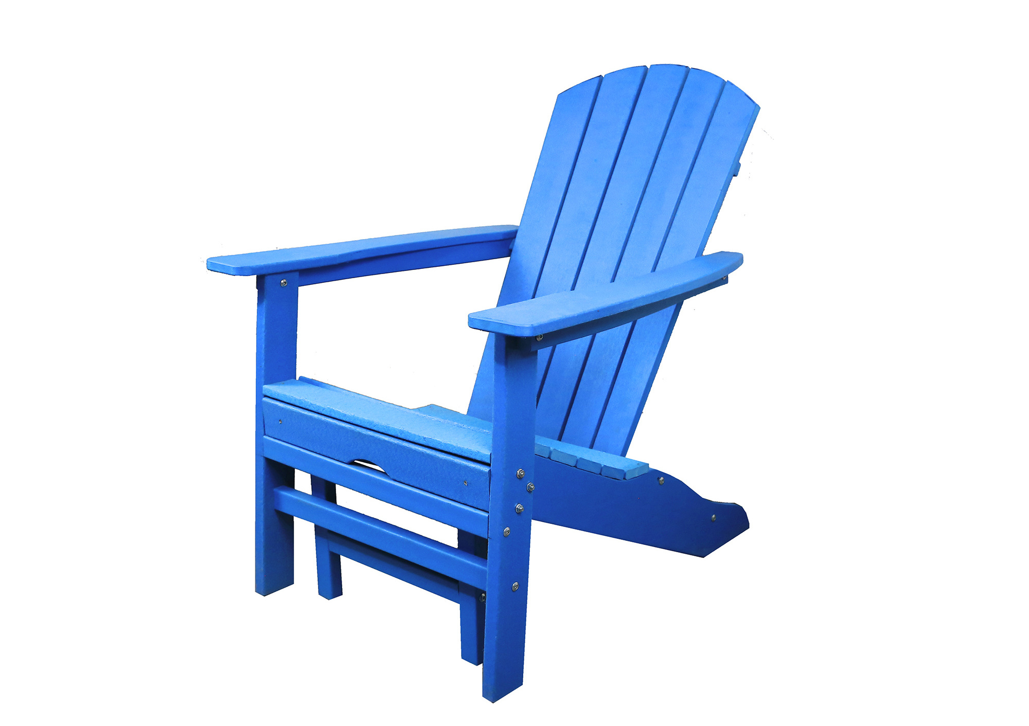 2024 new design all weather resistant HDPE patio adirondack chair