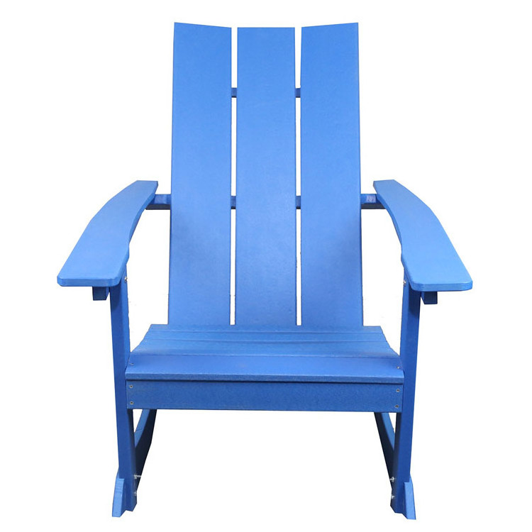 Customized Popular Garden Picnic Outdoor White Plastic Garden Chair HDPE Rocking Chairs