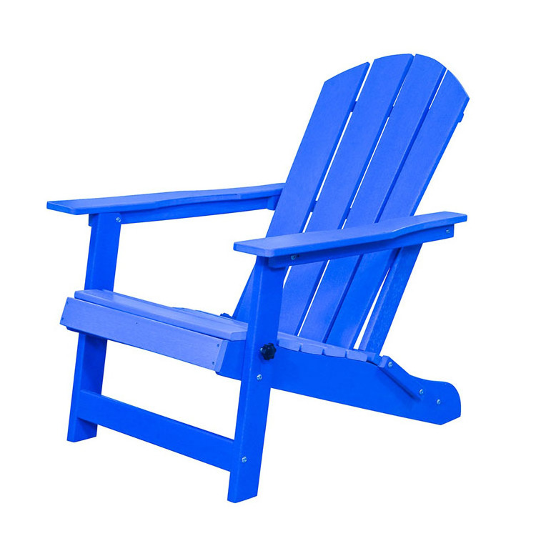 Customized Wood composite plastic chair recycled plastic HDPE Adirondack chair