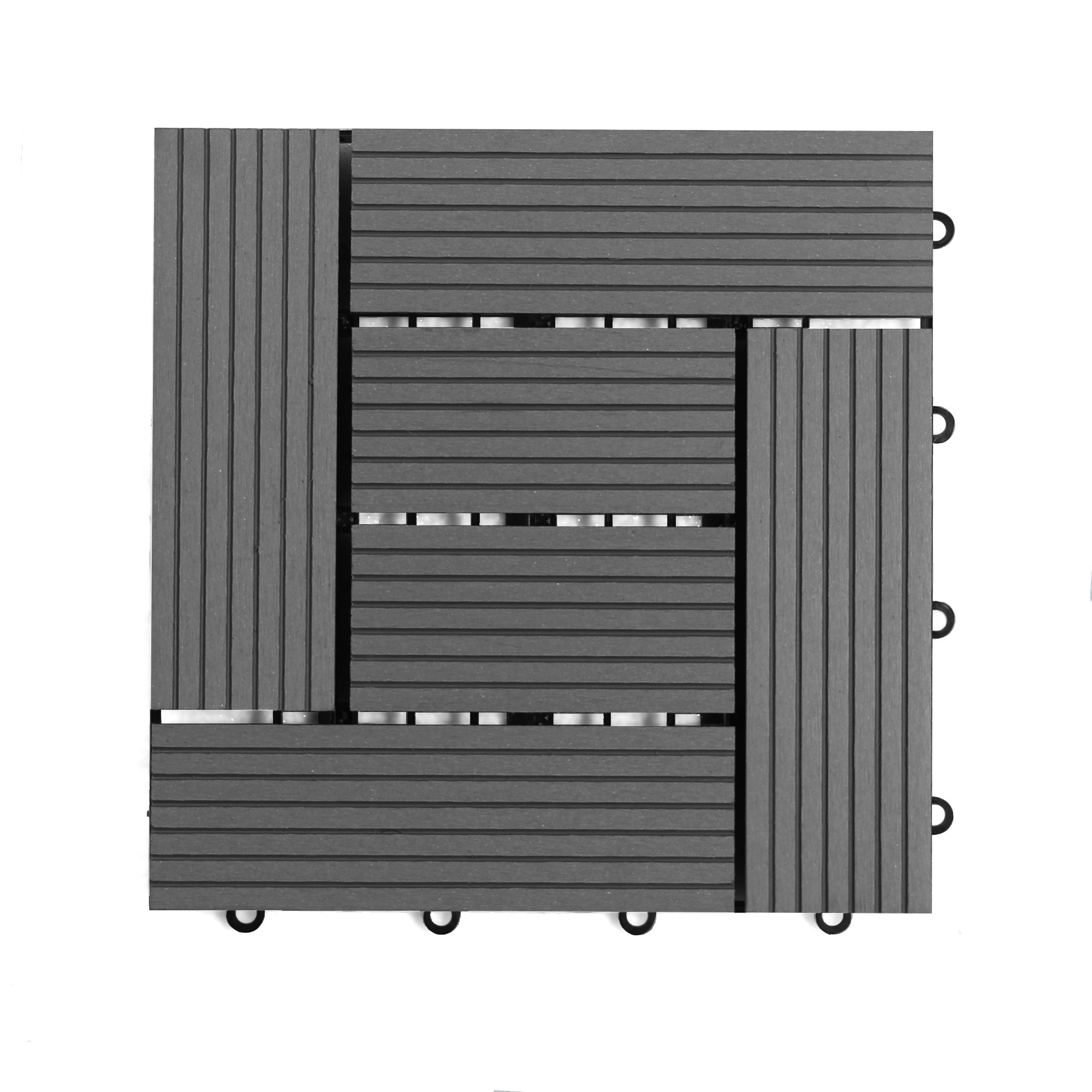 Wood Plastic Composite  Outdoor Ecofriendly WPC Diy Deck Tile