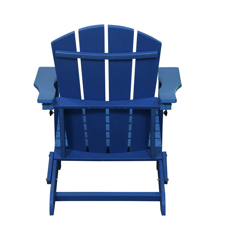 Customized Wood composite plastic chair recycled plastic HDPE Adirondack chair