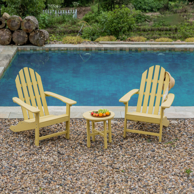 Outdoor Furniture Modern Design HDPE patio all weather adirondack chair