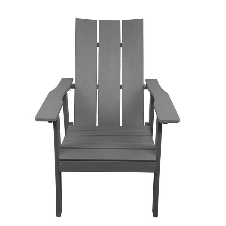 Wholesale HDPE dining chair hdpe plastic Adirondack Chair Waterproof Hotel Villa Garden Patio Chair Set