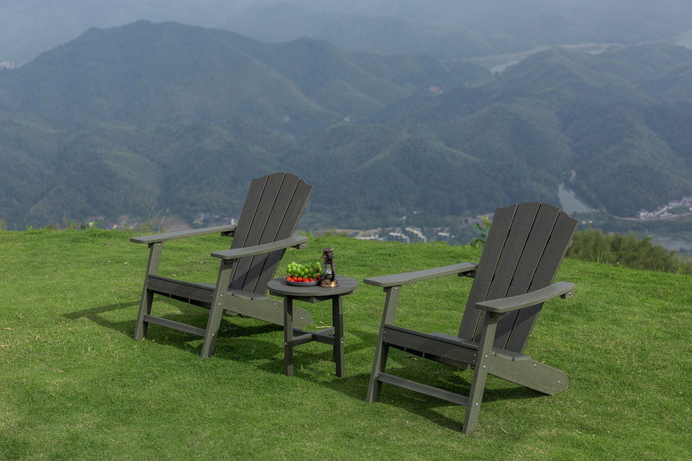 Outdoor Furniture Environmental Recycled Poly lumber Folding Outdoor Patio Garden Adirondack Chairs