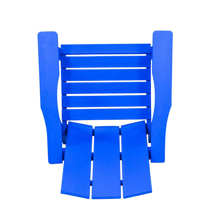 Customized Factory sale Outdoor blue HDPE Dinning Chair Event Wedding Party Wimbledon garden Chair Adirondack Chair