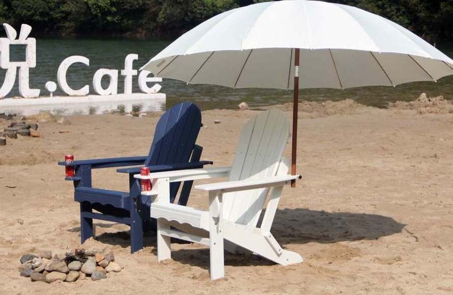 Modern design easy to clean outdoor home chairs with cup holder