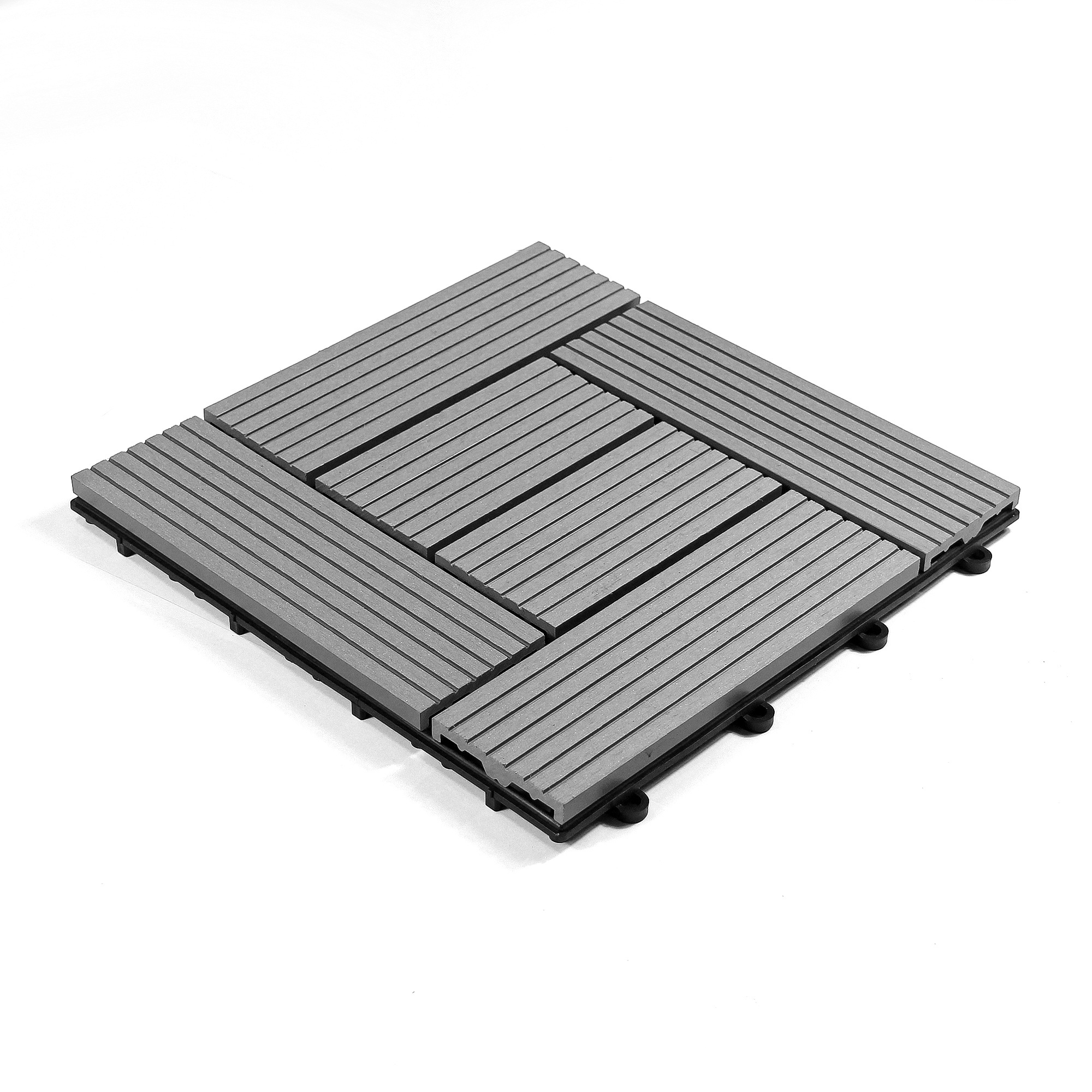 Wood Plastic Composite  Outdoor Ecofriendly WPC Diy Deck Tile