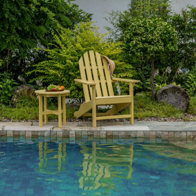 Outdoor Furniture Modern Design HDPE patio all weather adirondack chair