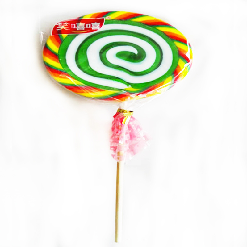 Rainbow Sweet Fruity flavors lollipop hard candy for kids