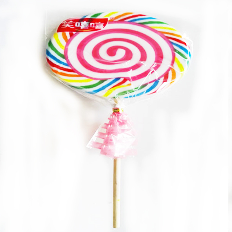 Rainbow Sweet Fruity flavors lollipop hard candy for kids