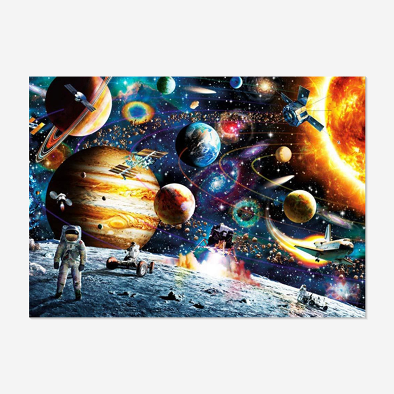 Home Wall Decor Space Planet Astronaut Full Drill Diamond Painting 5D Picture DIY Embroidery Canvas Environment Friendly