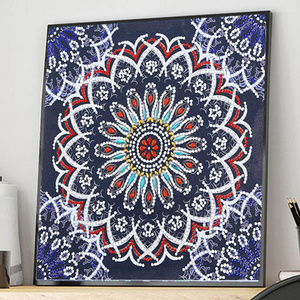 Special Shaped Diamond Mosaic 5D Diamond Painting Kits Religion Mandala Flower Embroidery DIY Gift Wall Painting Home Decor