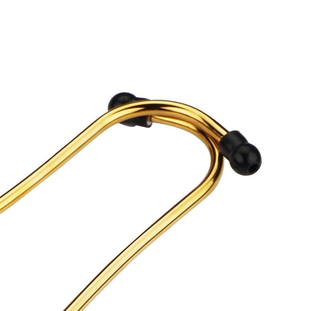 YJ S2524-GB Luxury Medical Diagnosis Gilded Dual Tube Fetal Sprague Rappaport Stethoscope