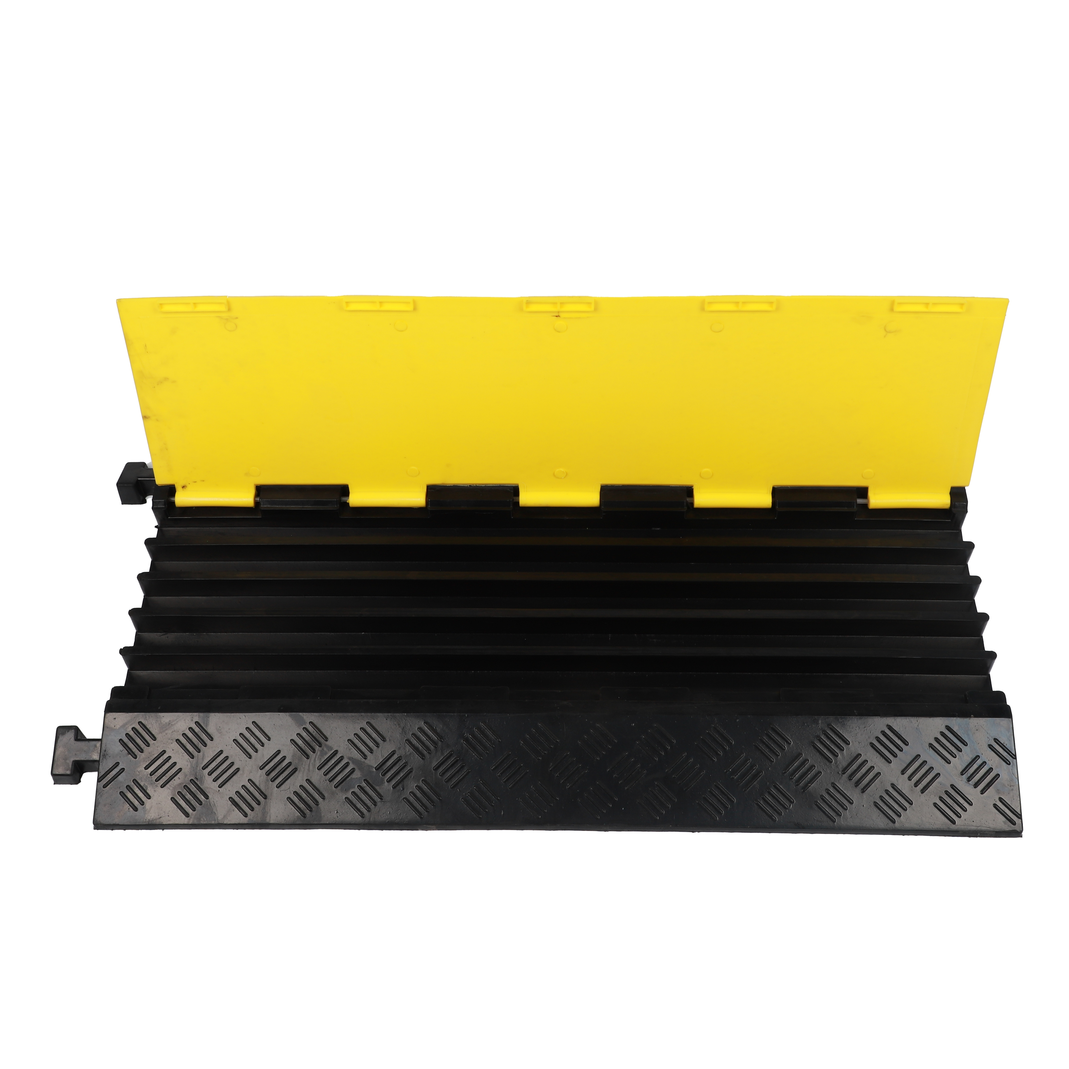 5 Channel And Heavy Duty Ramp Yellow Jacket Guard Humps De Car Plastic Ramps Rubber Cable Protector