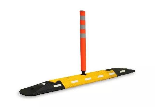 Driveway Roadway Reflective warning Delineator vertical panel Rubber Base safety traffic line lane divider Road separator