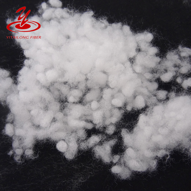 Garment Filling Batting Ball Type Recycled Polyester Staple Fiber