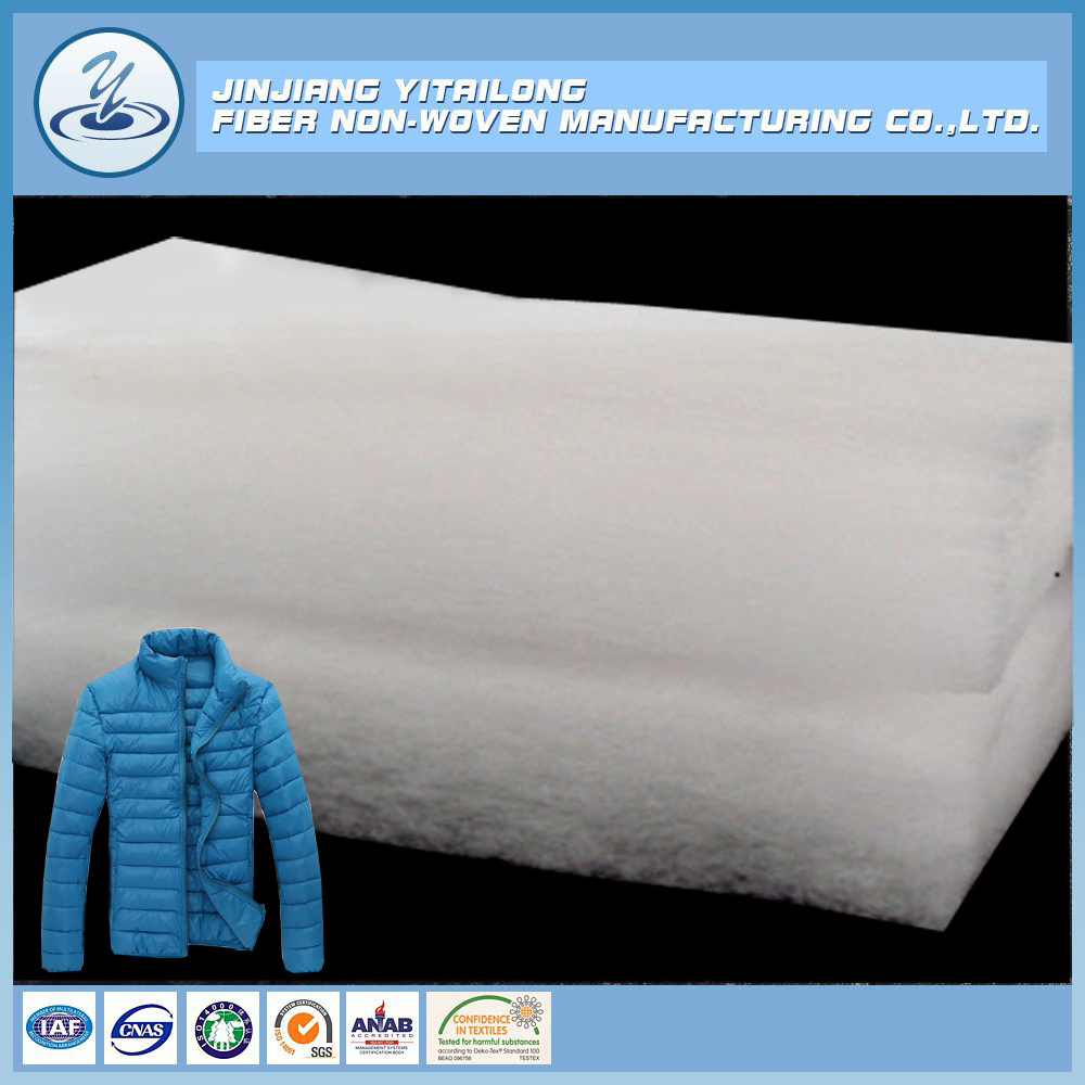 Thermal Bonded Waterproof Insulation Polyester Batting for Ski Wear