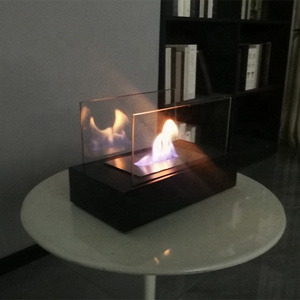 High Quality Tischkamin Portable Ethanol Fireplace table top fireplace tabletop fire pit Alcohol Bioethanol Fireplace