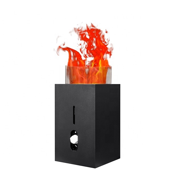 Desktop artificial Fire Pit Tabletop Square 3D water vapor Fireplace Decorative table Fireplaces