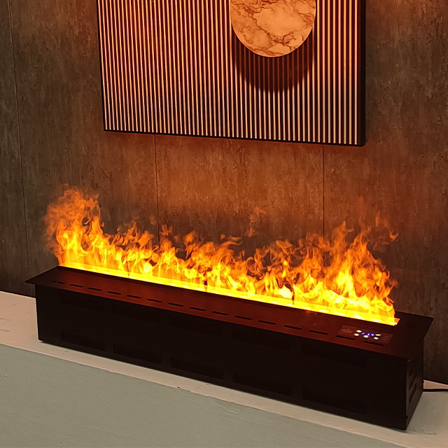 3D Atomization LED Electric Fireplaces Simulation Flame Water Vapor Fireplaces