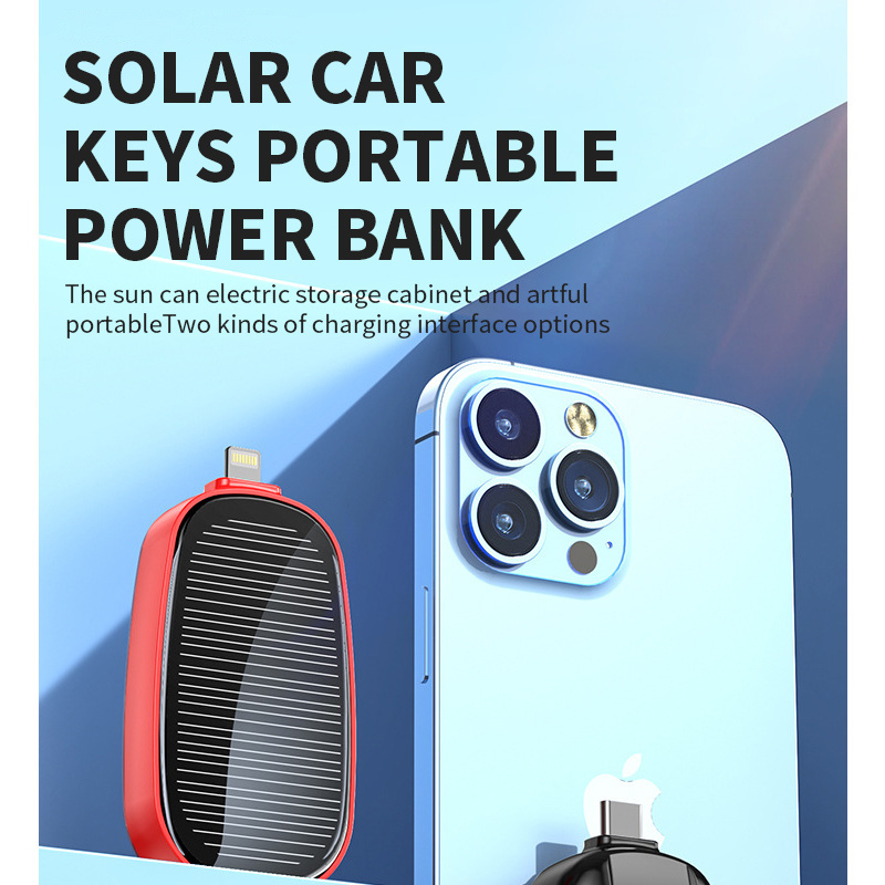 Factory Direct Sales LCD Solar Panel 1200 Mah Mini Solar Power Bank For Iphone Samsung