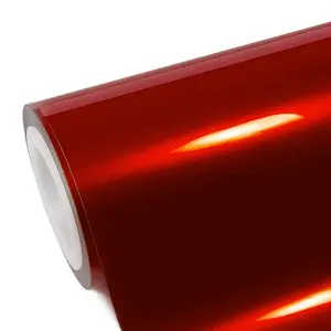 Hot Sale Glossy Metallic Vampire Red Vinyl Wrap Car Tinted Film For Electric Car Cover Waterproof