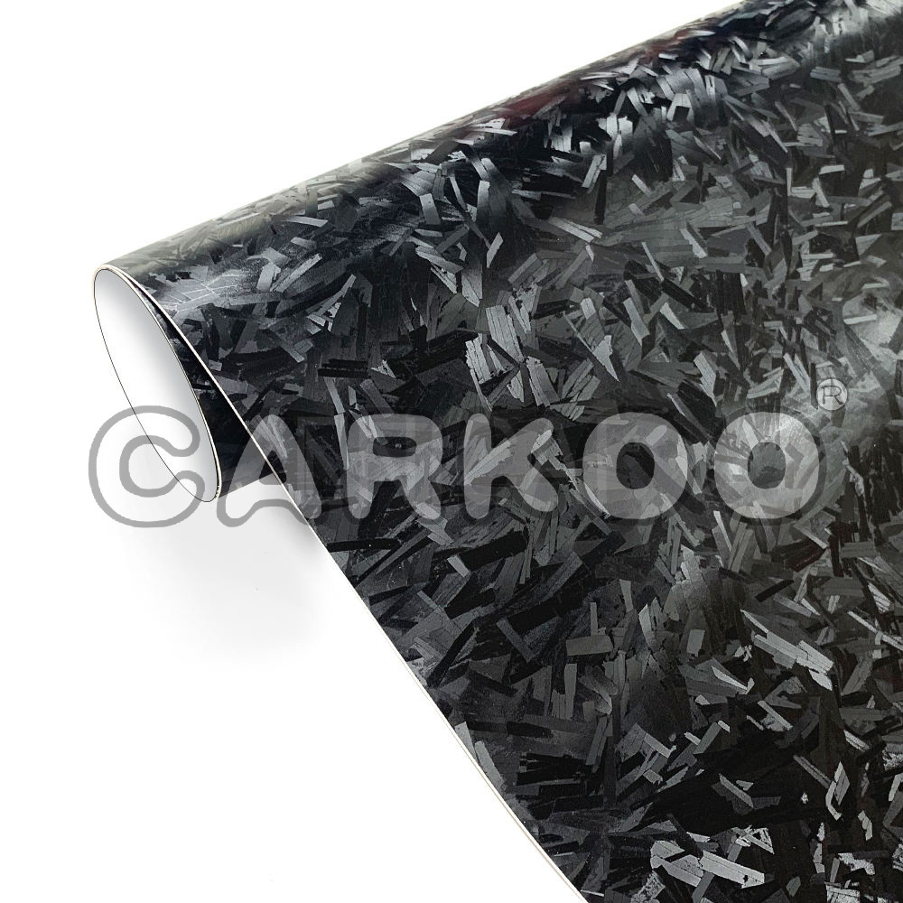 1.52*18M Automobiles 3D Forged Black Carbon Fiber DIY Car Wrap Phone Sticker Vinyl Film for Car Motorcycle Wrapping