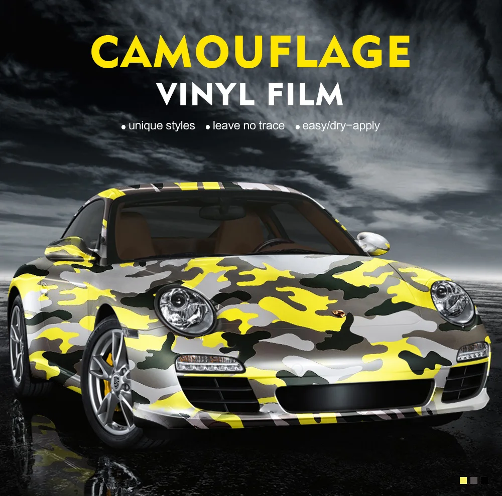 Camo Vinyl Film Car Wrap Digital Woodland Car Film Bike Console Computer Laptop Skin Motorcycle Camouflage Desert DIY Sticker