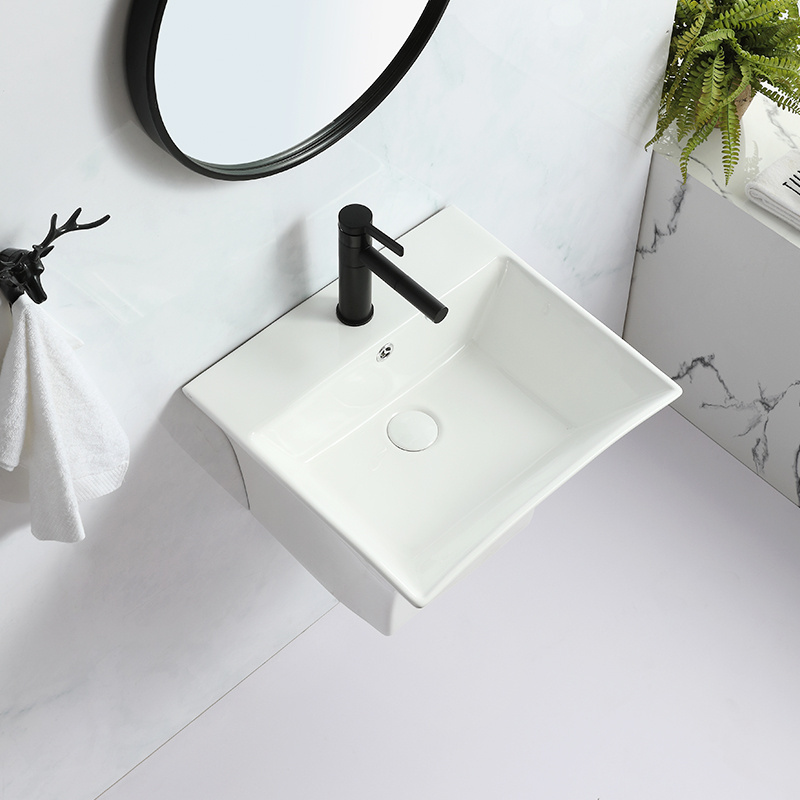 Garden wash basin Bowl sink Lavabo Suspendido hanging mounted porcelain wall hung basin for laboratory