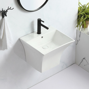 Garden wash basin Bowl sink Lavabo Suspendido hanging mounted porcelain wall hung basin for laboratory